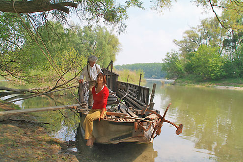 Tschaike bei den Donauinseln