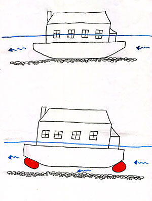 skizze der schwimmpontons